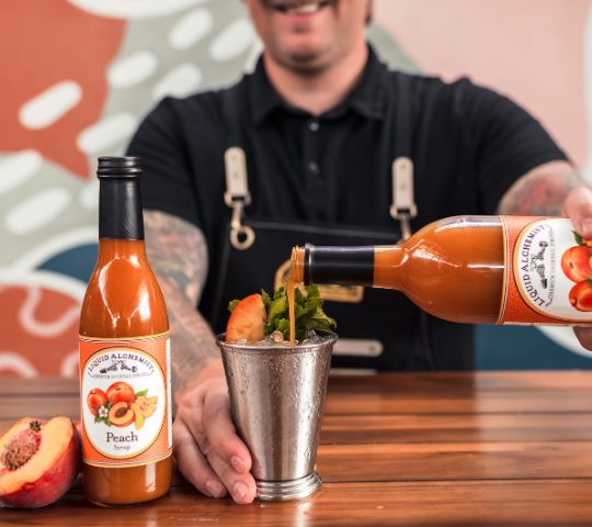 Refined Peach Old Fashioned: Swap Simple for Peachy Sophistication