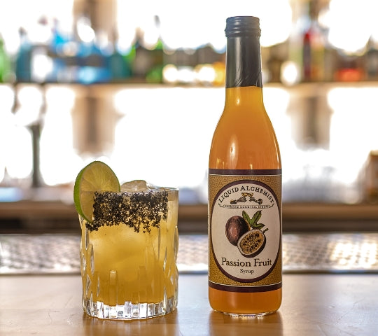 Virgin Passion Fruit Mojito With Mint and Lime