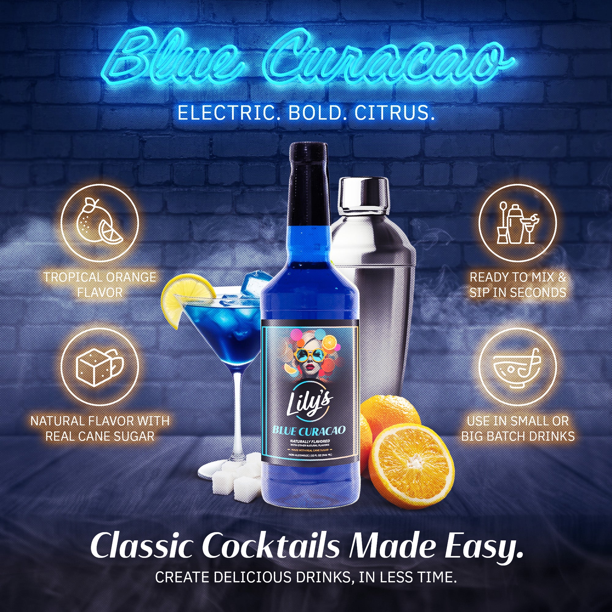 Lily's Blue Curacao