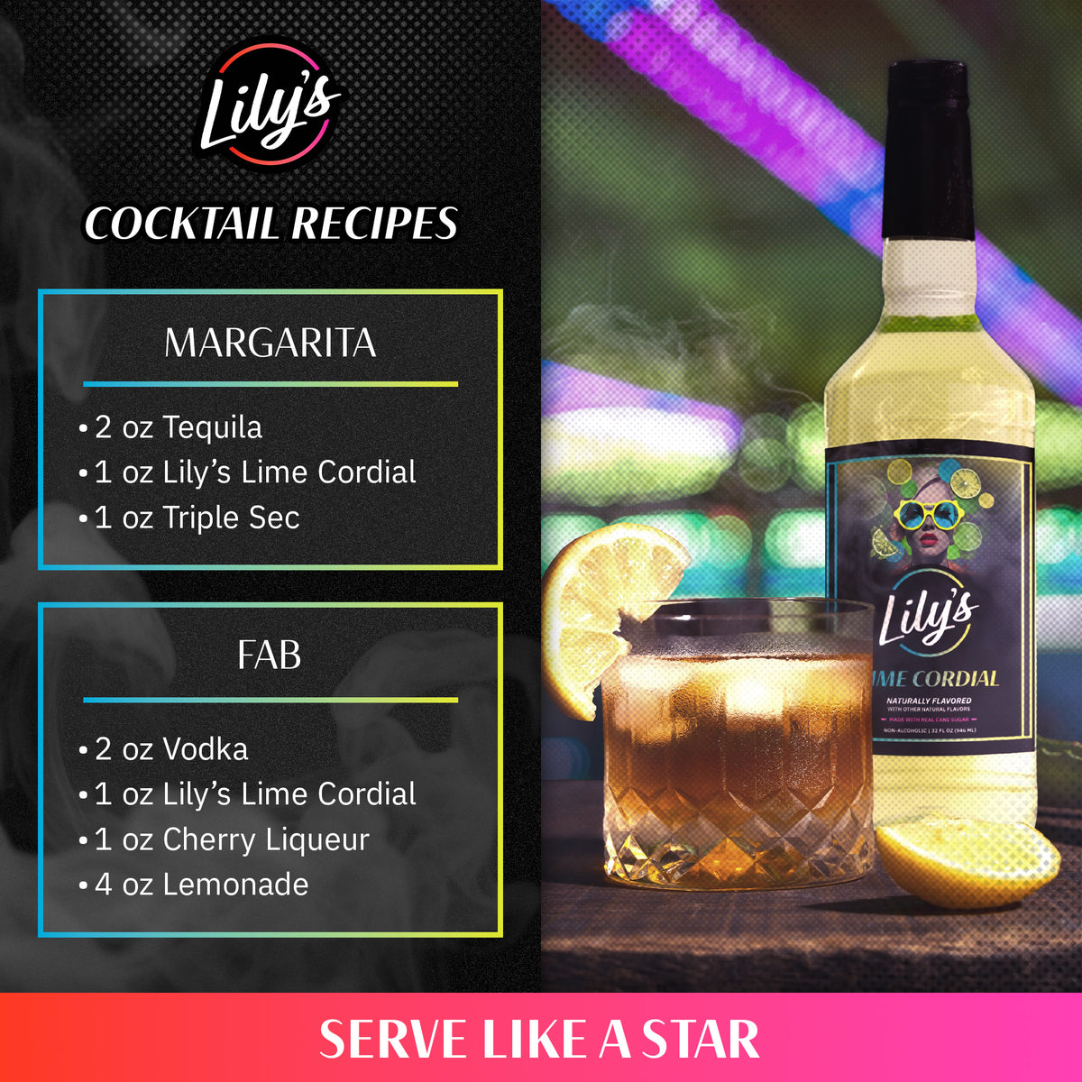 Lily's Lime Juice Cordial