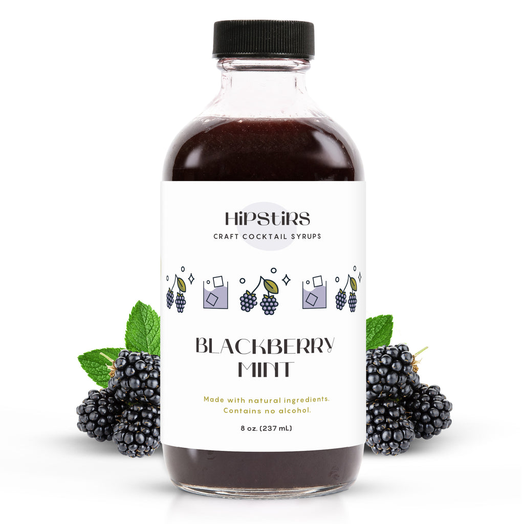 Blackberry Mint Cocktail Syrup
