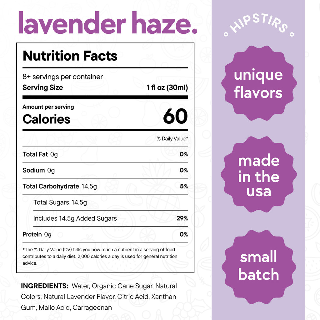 Lavender Haze Cocktail Syrup