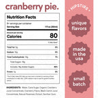 Cranberry Pie Cocktail Syrup