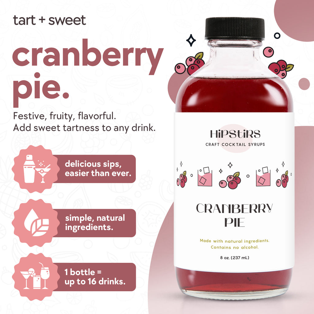 Cranberry Pie Cocktail Syrup