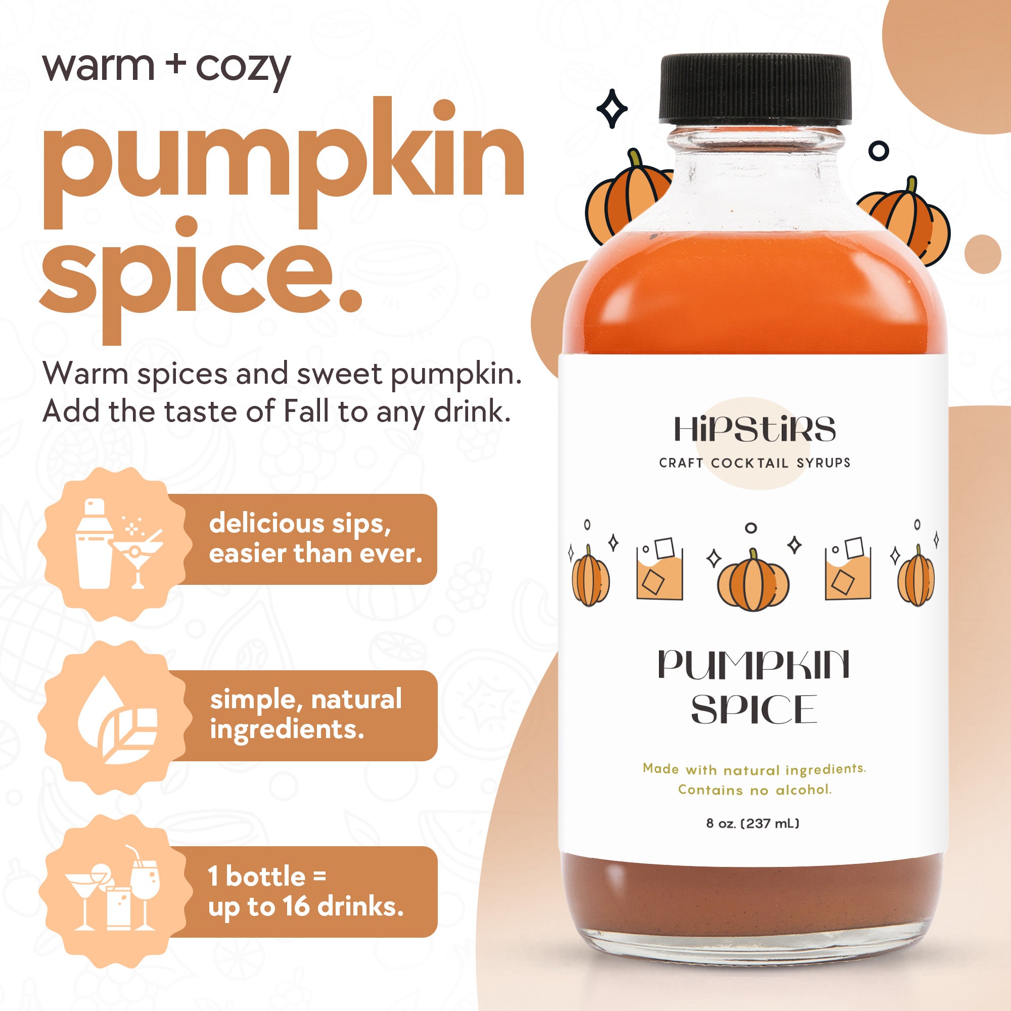 Pumpkin Spice Cocktail Syrup