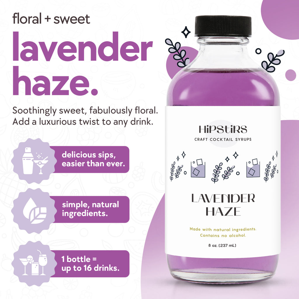 Lavender Haze Cocktail Syrup