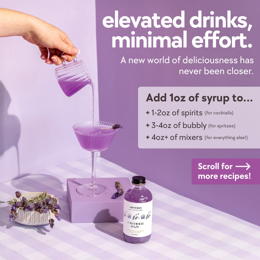 Lavender Haze Cocktail Syrup