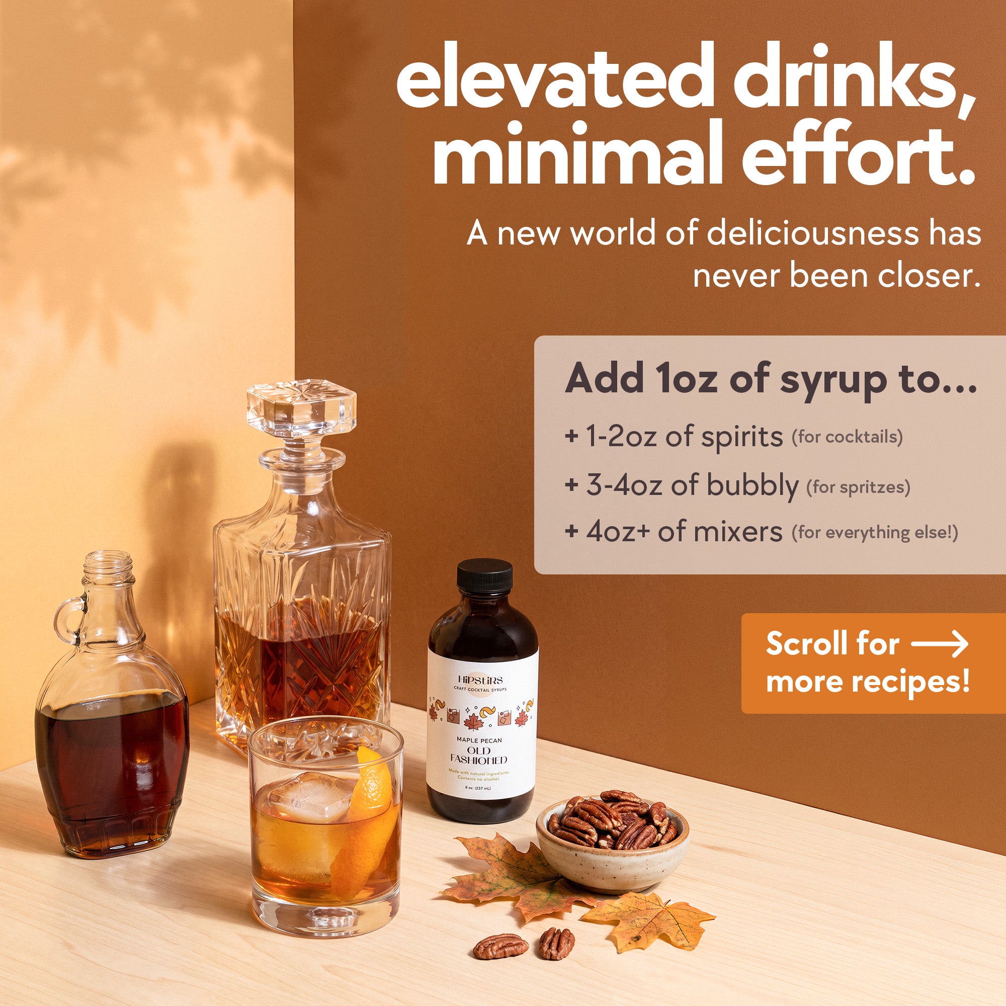 Maple Pecan Old Fashioned