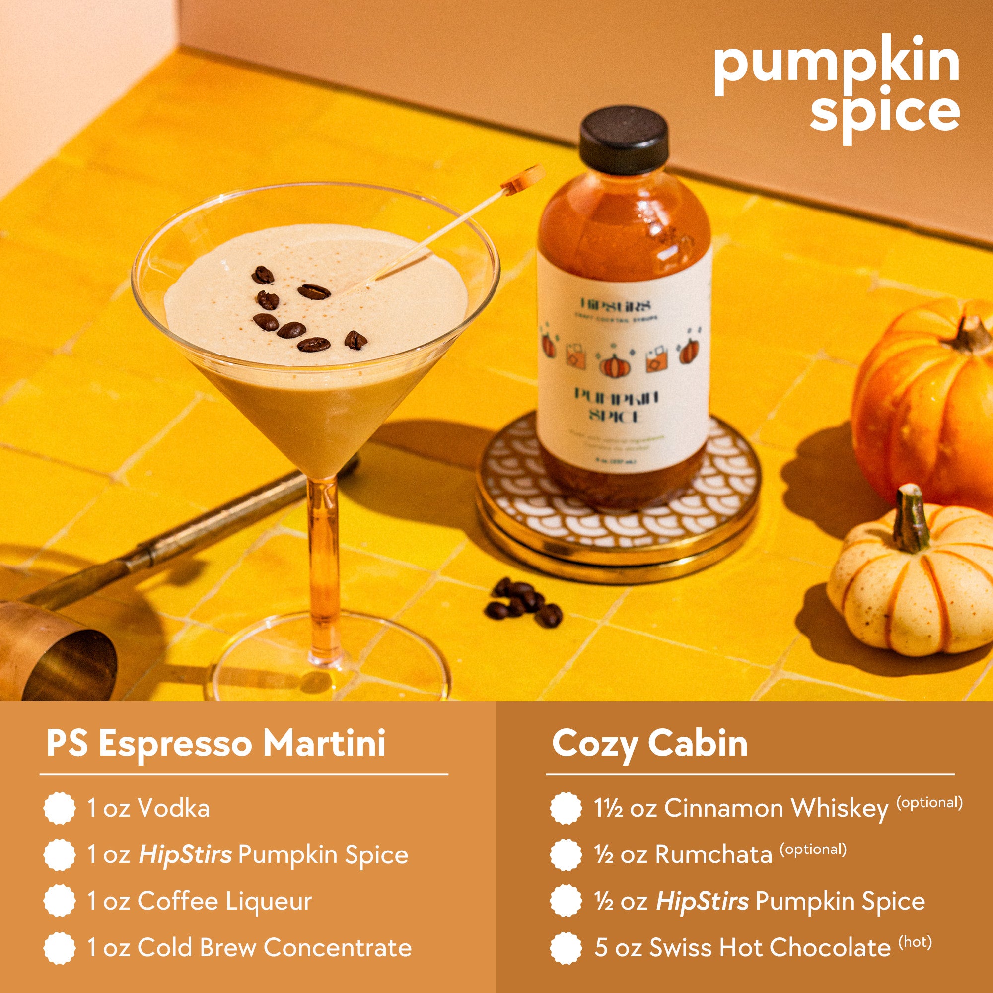 Pumpkin Spice Cocktail Syrup