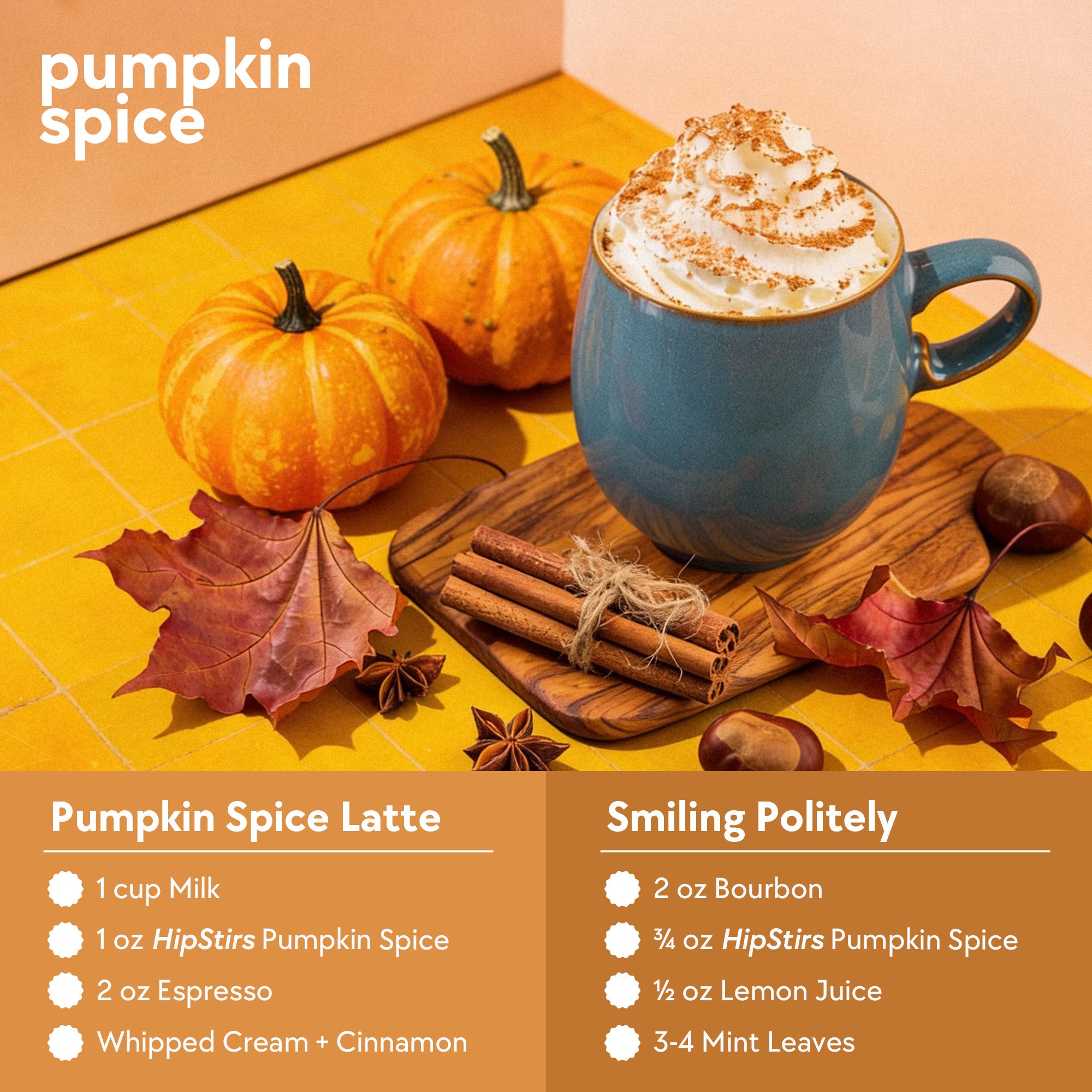 Pumpkin Spice Cocktail Syrup