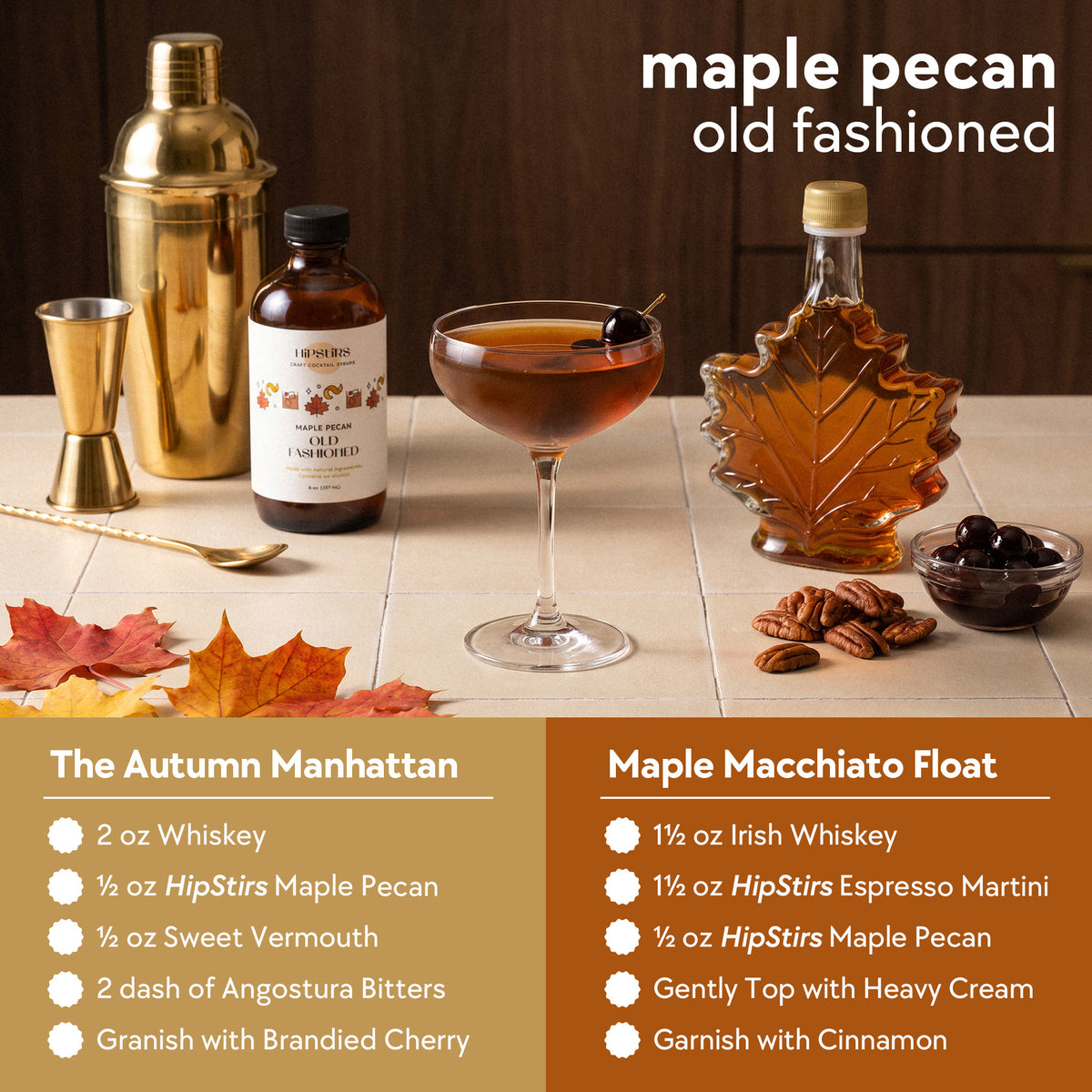 Maple Pecan Old Fashioned