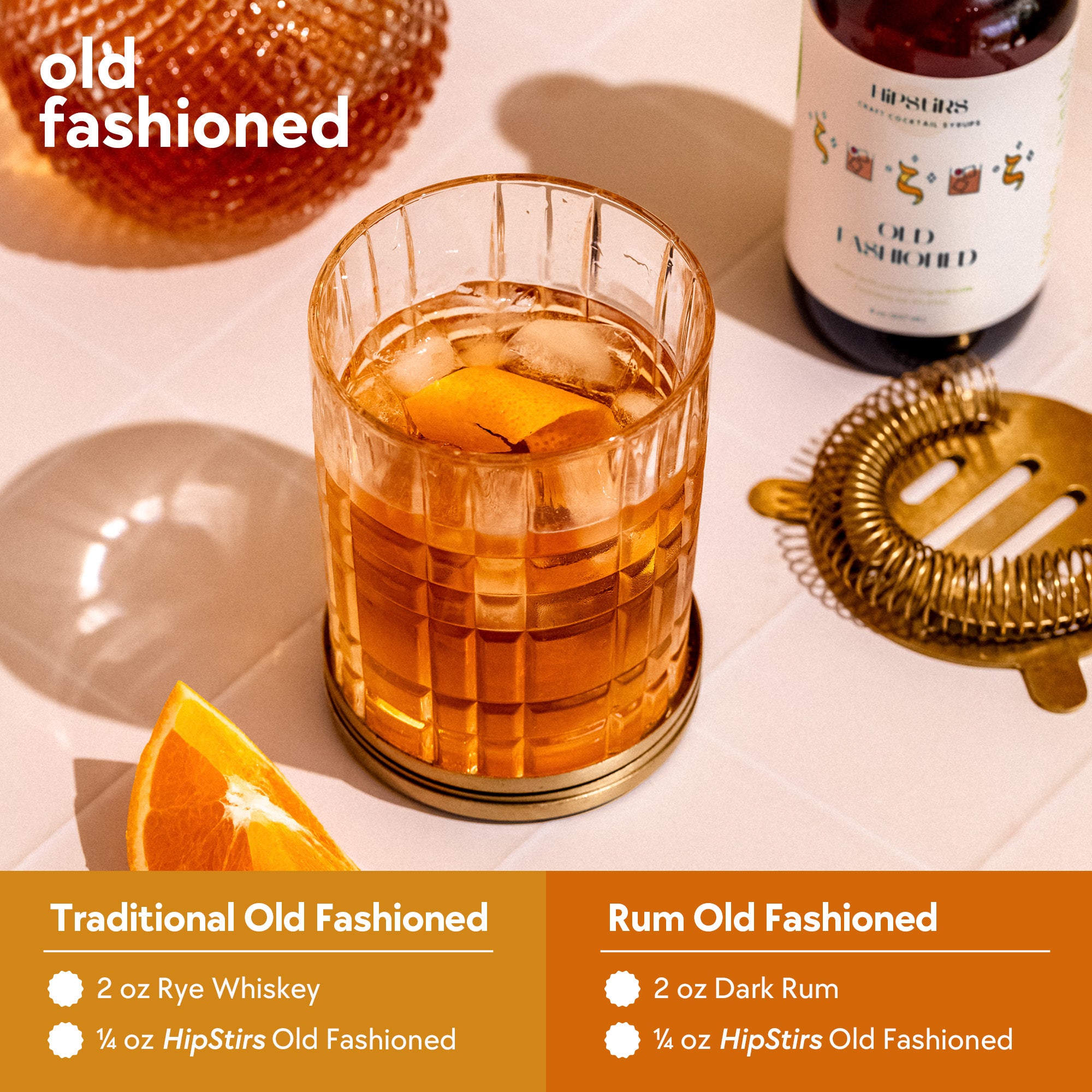 Old Fashioned Cocktail Syrup