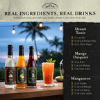 More recipes with the Margarita Trio: Desert Tonic, Mango Daiquiri and Manganero