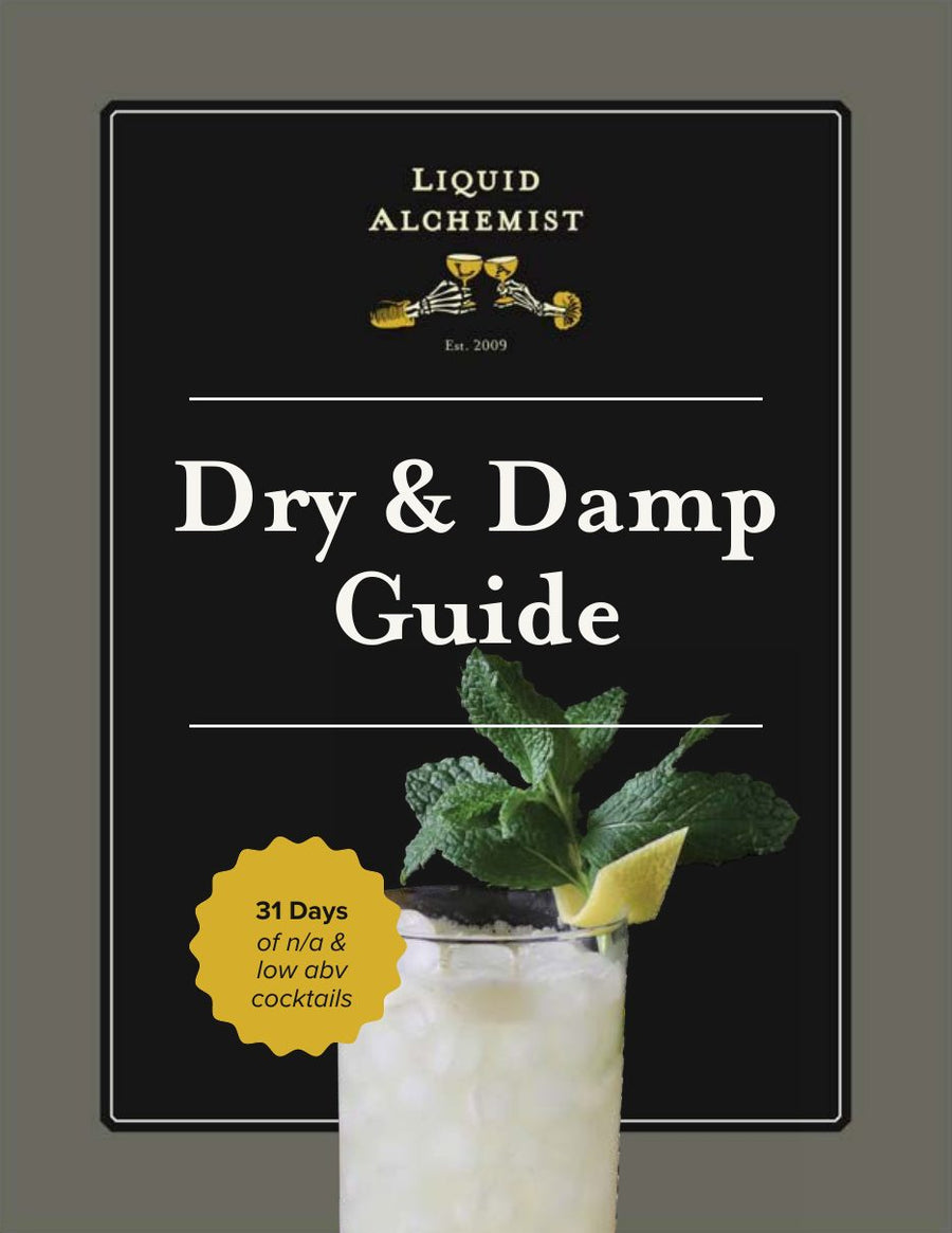 Dry & Damp Cocktail Guide guide cover