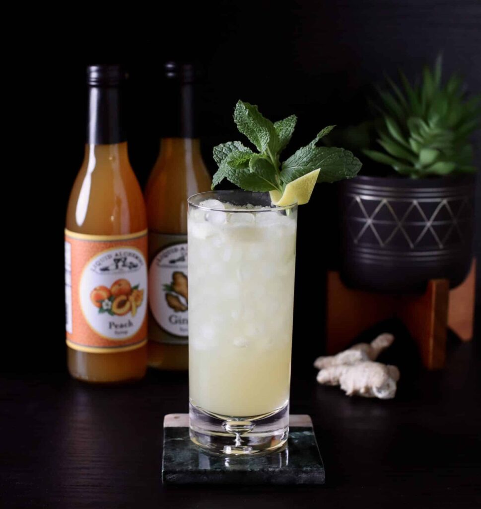 Peach everyday mocktail