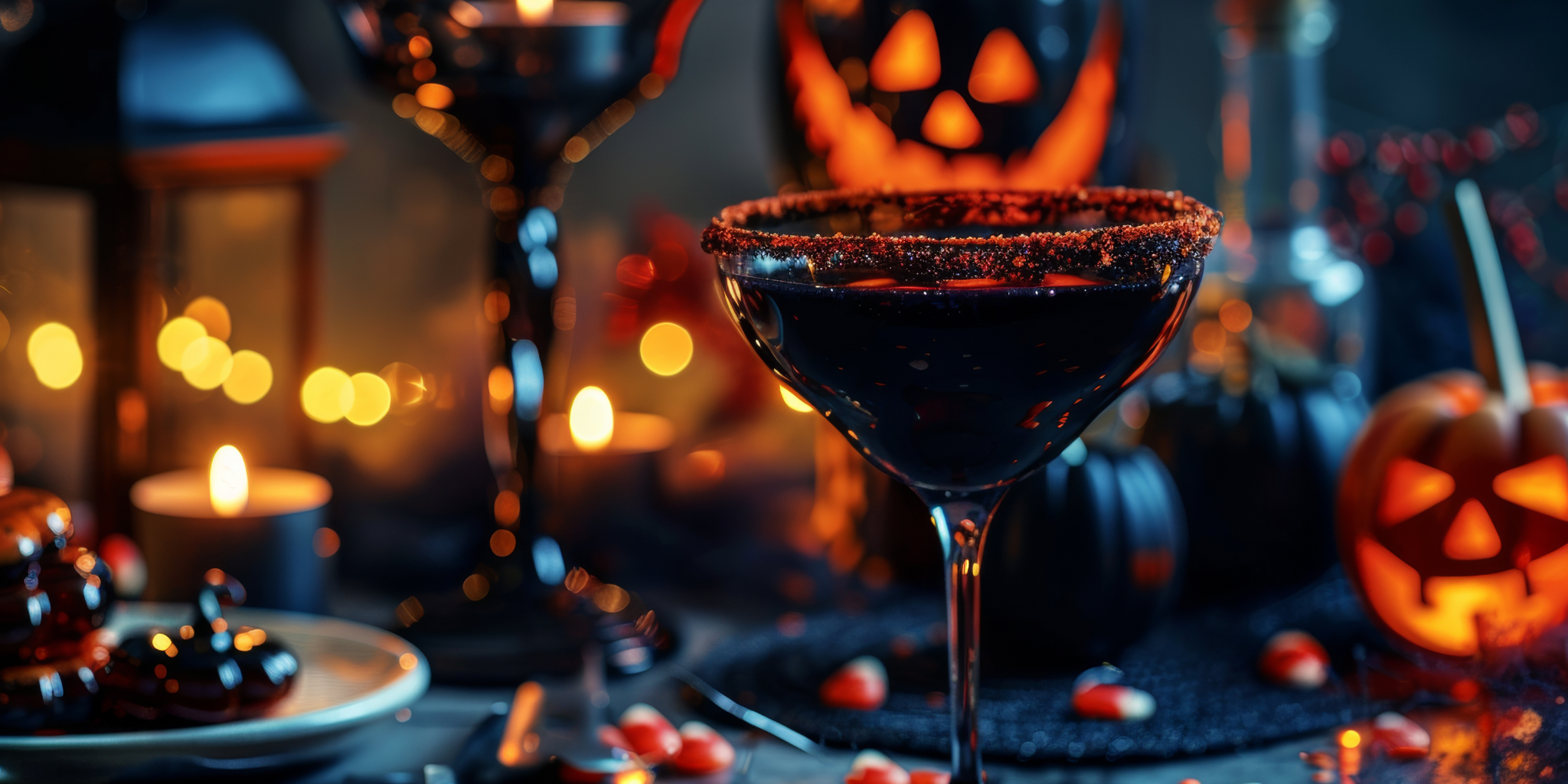 Halloween Cocktails Paired with Classic Halloween Candy