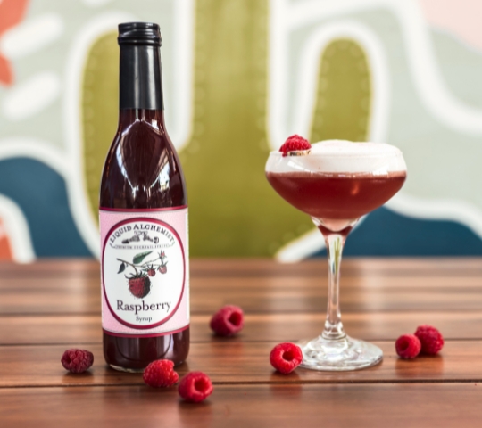 how to make raspberry iced tea with syrup