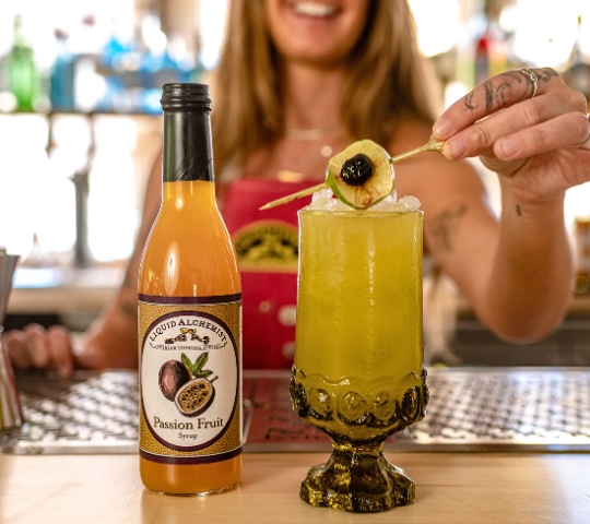 passion fruit mocktail