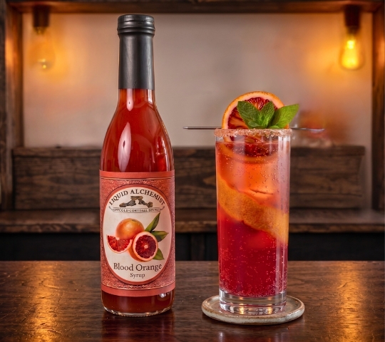 blood orange gin cocktail