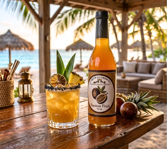 pineapple rum cocktail